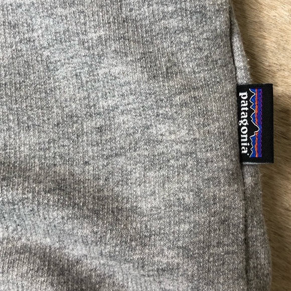 Men’s Patagonia Lightweight Crewneck Sweatshirt Grey with Logo Size Small - Picture 5 of 5